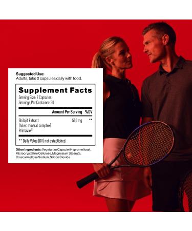 Mdrive Shilajit Capsules for Men | 30 Servings of High Purity PrimaVie Shilajit for Energy Boost & Immune Support 60 Shilajit Capsules - Buy Online on GoSupps.com