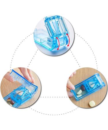 DADYOUPIN Waterproof Pill Cutter for Small & Large Pills - Ideal for Elderly, Children, Dogs, Cats & Pets - Buy Online on GoSupps.com