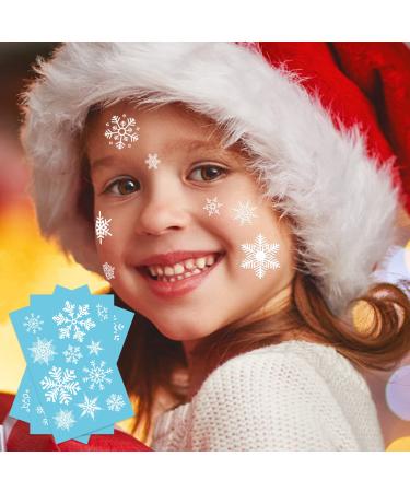 120+ Christmas White Snowflake Window Clings - Winter Decorations Stickers for Body, Face & Party Favors - Buy Online on GoSupps.com