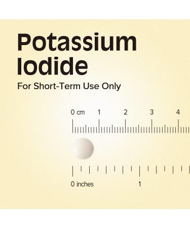 REMEDiATE Potassium Iodide Tablets 65mg - 90 Tablets, 3 Month Supply - Buy Online on GoSupps.com