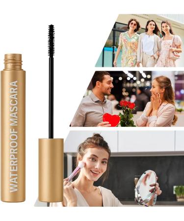 Eye MascaraLong Lashes Mascara AntiSmudge Primer Thick Eyelashes Sweatproof for Sensitive Eyes Women for Performances Swimming Wedding Evening Black - Buy Online on GoSupps.com