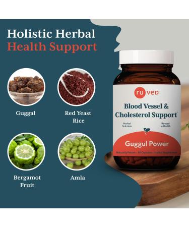 ruved Guggul Power - Metabolic Vitamins for Women and Men Daily Pill Pure and Natural Metabolic Health Supplement with Guggul - 90 Vegetarian Capsules (1 Count) - Buy Online on GoSupps.com