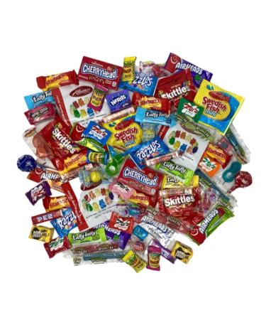 Assorted Classic Candy Mix - 4 Pounds Mega Variety Individually Wrapped Fun Size Minis Bulk Assortment for Candy Bowls, Parties, and Parades - Buy Online on GoSupps.com