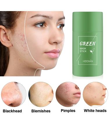 Green Tea Purifying Clay Stick Mask - Oil Control & Deep Cleansing | 2pcs for All Skin Types | Men's Facial Care - Buy Online on GoSupps.com