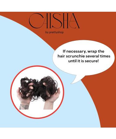 Buy CAISHA XXL Hair Part Tie - Daisy Dutt Updos Braided Wavy Synthetic Fiber Heat-Resistant 17cm Brown Mix #4T30 | International Shipping - Buy Online on GoSupps.com
