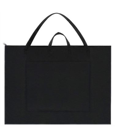 BUSOHA Large Size Art Portfolio Tote Bag with Nylon Shoulder,24"X 36" Light Weight Waterproof Poster Board Storage,Portfolio Folder for Artwork for Poster, Sketching,Student Art Portfolio,Drawing - Buy Online on GoSupps.com