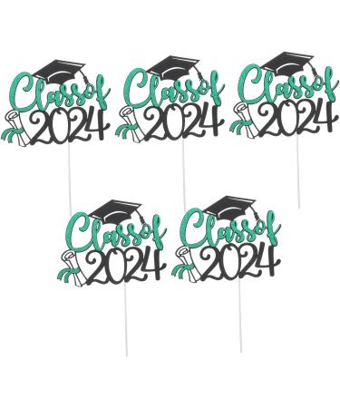 TOPBATHY 15 Sets Cake Insert Party Supplies Cupcake Decors Graduation Dessert Toppers Cake Decoration 2024 Graduation Cupcake Toppers European and American Graduation Season Paper Greenx3pcs 16.00X13.00X0.10CMx3pcs - Buy Online on GoSupps.com