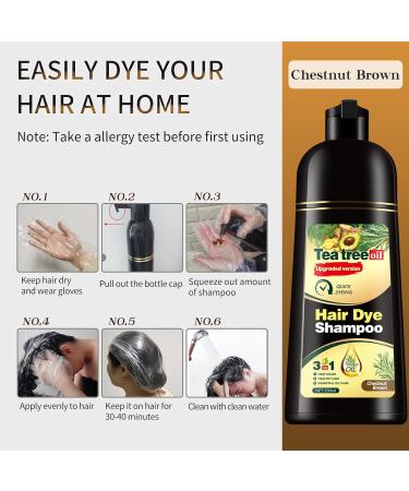 Buy Herbal Instant Hair Color Shampoo - 100% Gray Coverage Ammonia-Free Brown | 3-in-1 Fast and Lasting Dye for Men & Women - Ship Internationally - Buy Online on GoSupps.com