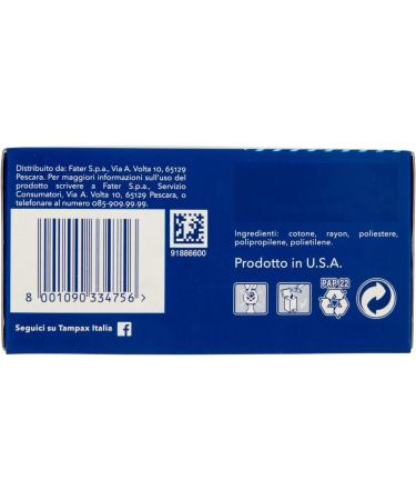 Tampax Mini Tampons - 18 Pieces | Premium Protection & Comfort - Buy Online Internationally - Buy Online on GoSupps.com