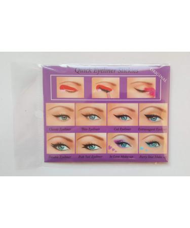 Quick Make-up Eyeliner Stickies COMPLETE SET 80 pieces