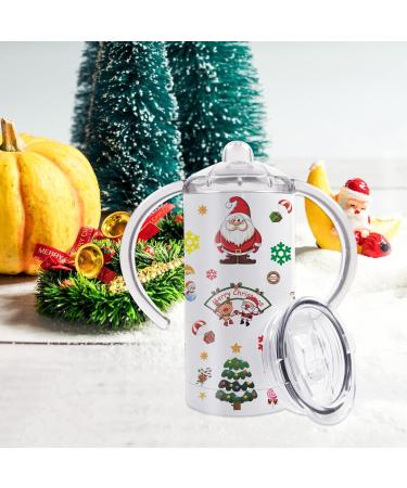 OKBA 6 Pack 12 OZ Sublimation White Blank Straight Sippy Cup Toddler Insulated Stainless Steel Travel Mug Water Bottle with Handles for Kids and Children with Screw-ON LIDS 12 OZ Sublimation Sippy Cup* 6Pack - Buy Online on GoSupps.com