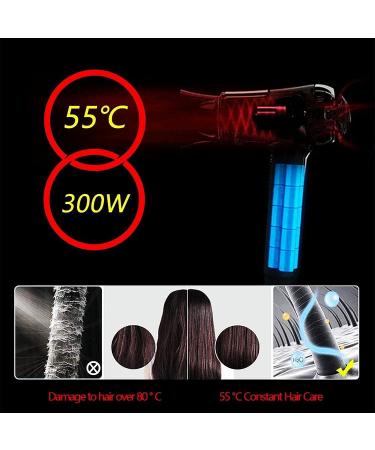 Hair Dryer w/Hot & Cold Wind 5000mAh Rechargeable Blow Dryer Hair Dryer for Travel School Pet Care Hairdressing Oil Painting Drying Tools - Buy Online on GoSupps.com