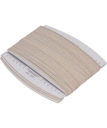 100/100 Grit Nail File Double Sided Professional Nail File for Manicure and Pedicure Portable Emery Board Nail File with Sand Strip for Home and Salon Use - Buy Online on GoSupps.com