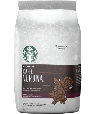 Starbucks Caff Verona Ground Coffee Dark Roast 793 Grams & Ground Coffee House Blend 793 Grams - Buy Online on GoSupps.com