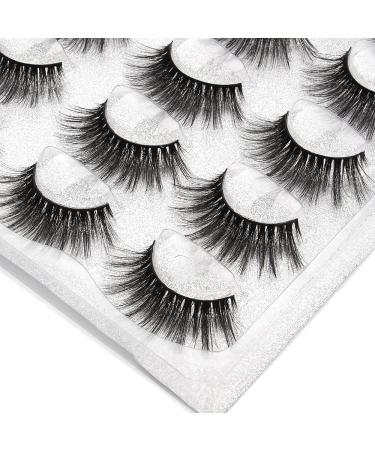 Smilart Lashes False Eyelashes Wispy Natural Cat Eye Lashes Faux Mink Lashes Fake Eyelashes Soft 3D Medium Length Light Volume Eyelash Extensions 10 Pairs Pack (14-16mm) - Buy Online on GoSupps.com