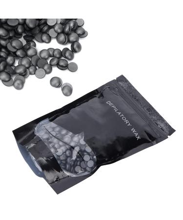 100g Hair Removal Wax Hair Wax Bead for Men and Women for Face Arms Legs (Retro Black)