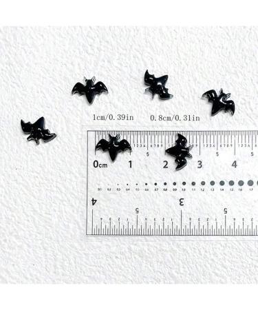50pcs Halloween Bats Fruit 3D Nail Art Charms Halloween Bats Mini Cabochon Nail Art Fruit Decoration DIY Nail Charms Nail DIY Supplies - Buy Online on GoSupps.com