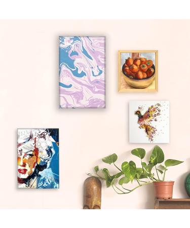 5 Pack 12x12 Unfinished Birch Wood Cradled Panels for Painting - 3/4 Deep Cups - Ideal for Pouring Art, Crafts, and More - Buy Online on GoSupps.com