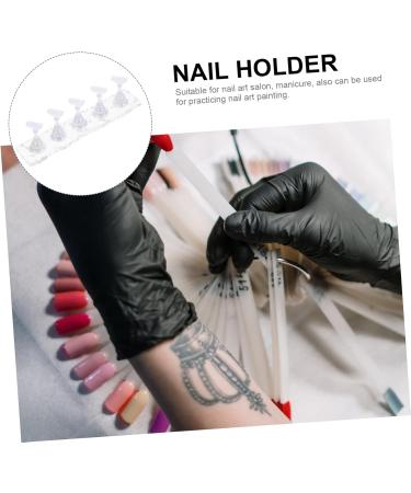 SOESFOUFU 2 Sets Manicure Practice Base Acrylic Nail Art Stand Nail Painting Stand Nail Tip Holders Fake Nail Holder Nail Display Practice Stands Nail Stands Fairy False Nails - Buy Online on GoSupps.com
