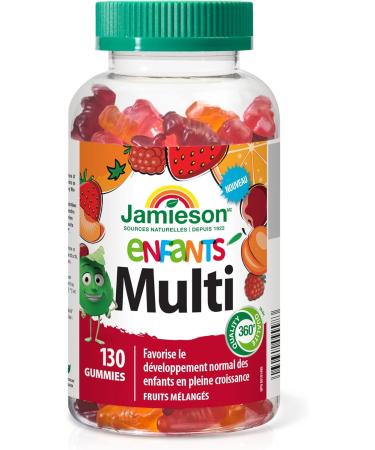 Jamieson Kids Multivitamin Gummies Mixed Fruit Flavour 130 Count - Buy Online on GoSupps.com