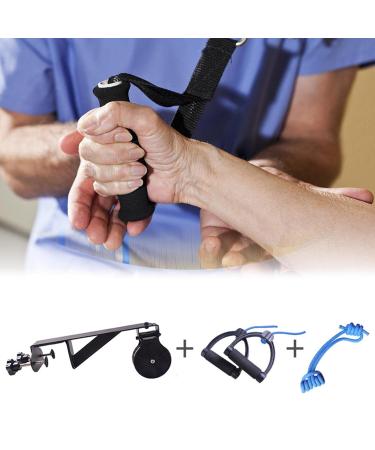 Fowybe Pully Training Device | Multi-Purpose Shoulder Roller for Physiotherapy & Rehabilitation - Boost Flexibility with Foam Handle - Buy Online on GoSupps.com