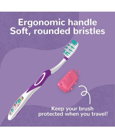 Shop Brush Buddies Squishmallows Toothbrush Travel Kit | Complete Dental Kit with Toothbrush Tongue Scraper & Floss - Ideal for Kids & Families - Buy Online on GoSupps.com