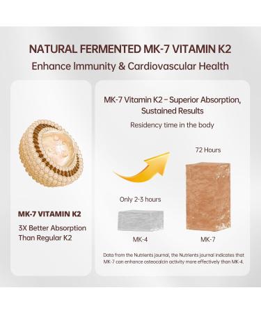 300 Pcs 2 in 1 Vitamin D3 10000 iu Plus K2 (MK-7) 200 mcg Virgin Coconut Oil Softgels with Vitamins D & K Supports Calcium Absorption, Bone, Immune, & Heart Health Easy to Swallow 10000 IU Coconut Oil 300 Softgels - Buy Online on GoSupps.com