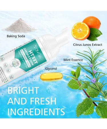 Whitening Foam Toothpaste | Fluoride-Free Sensitive Care | Natural Teeth Whitening & Pain Relief - Buy Online on GoSupps.com