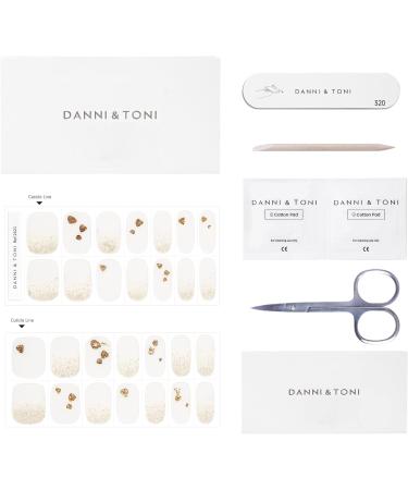 DANNI & TONI Soft Gel Nail Wraps - Opalescent Whisper - Salon-Quality Stickers Set - Buy Online on GoSupps.com