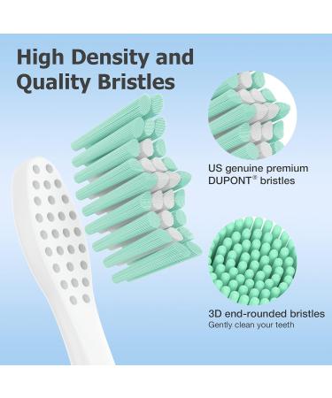 6 Pack Blue Replacement Heads for Philips Sonicare E-Series Electric Toothbrush - Buy Online on GoSupps.com