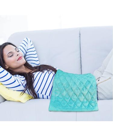 GOQOTOMO Full Weighted Electric Heating Pad 12x24 - Fast-Heating Pain Relief for Back, Waist, Abdomen, Shoulder, Neck - Auto-Shut Hot Pad with 2.2 lb Weighted Beads (Green) - Buy Online on GoSupps.com