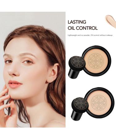 Buy CC Cream Foundation - Mushroom Head Air Cushion BB Cream Waterproof Long-Lasting Oil Control & Moisturizing Makeup for Natural Nude Look - International Shipping Available - Buy Online on GoSupps.com