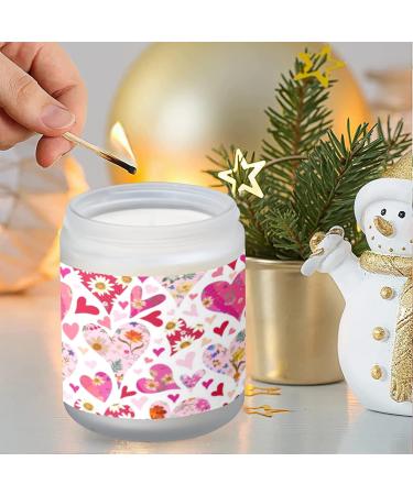 Buy Vanilla Scented Candles | Aromatherapy Jar Candles | Long Lasting 7 oz Gift Set for Women | Perfect Birthday Gift - Beautiful Hearts & Flowers - Buy Online on GoSupps.com