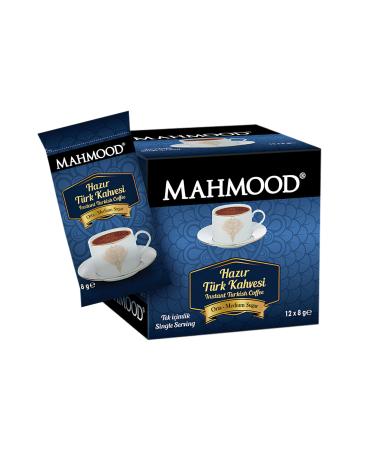 Caf turc instantan Mahmood en sticks - Moyennement sucr - 12 x 8 g (0 28 oz)