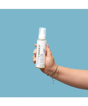 The Honest Company Lavender Infused Calming Body Oil for Babies | Organic Plant-Based Hypoallergenic | 4 fl oz - Gentle Skin Care Solution - Buy Online on GoSupps.com
