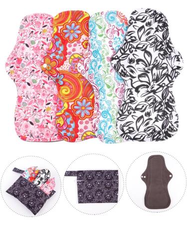 CliSpeed Washable Menstrual Pads - 12 Pack Eco-Friendly & Comfortable 3 Colors 19x15cm - International Shipping - Buy Online on GoSupps.com