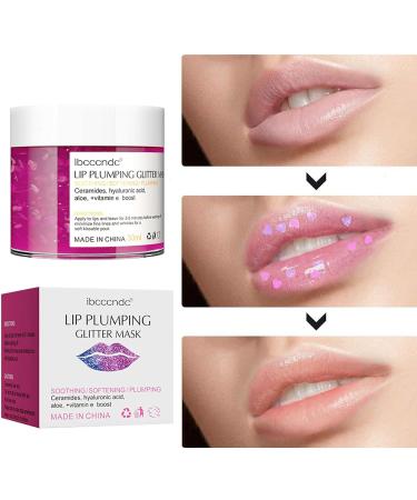 Gruwkue Lip Plumping Gloss | Natural Lip Plumper To Plump Your Lips Lip Care Enhancer Lip Moisturizer For Smoother More Supple Lips Enhance & Nourishing Firm Lips Purple - Buy Online on GoSupps.com