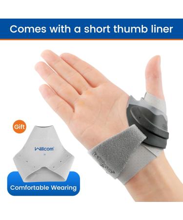 CMC Joint Thumb Stabilizer Brace for Osteoarthritis & Arthritis Relief | Spica Splint for Men & Women - Right Hand Medium (7.75"-8.875 - Buy Online on GoSupps.com