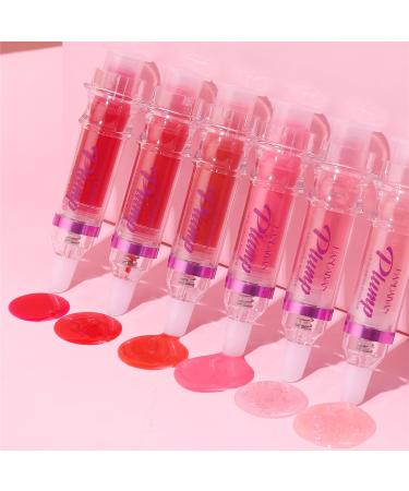 Chili Extract Plumping Lip Oil - Clear Pink Instant Plumper Gloss | Hydrating & Nourishing Tinted Lip Balm Liquid Lipstick - Day & Night Moisturizing Repair Lip Oil (02#) - Buy Online on GoSupps.com