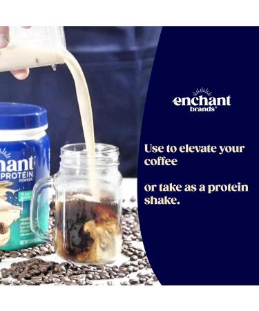 Enchant Organic Protein Powder Vanilla Almond flavor 20g Plant Protein sourced from North American Farms 5g Prebiotic + fiber USDA Organic Non-GMO Plant-based Non-Dairy Vegan 0.84 lb - Buy Online on GoSupps.com