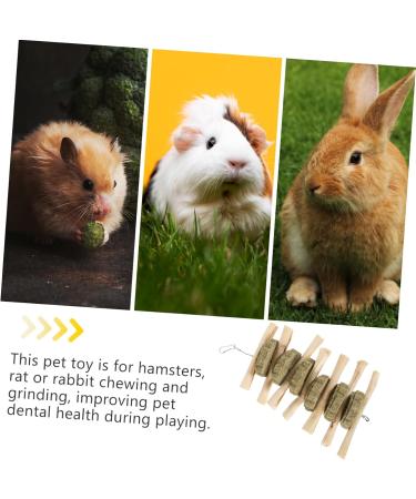 BESPORTBLE Pet Teething Treat Wooden Oral Chewing Playthings Bunny Chewing Playthings - Buy Online on GoSupps.com