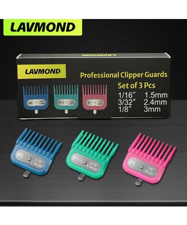 Shop 3 Clipper Guards for Andis & Oster - Replacement Guides Size #0 1/2 1 | International Shipping Available - Buy Online on GoSupps.com