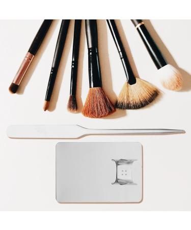 Buy Minkissy Makeup Mixing Palette Set - Stainless Steel Foundation Tray & Cosmetic Spatula | Perfect for Professional & DIY Makeup - Buy Online on GoSupps.com