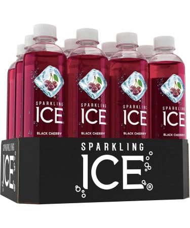 Sparkling Ice Black Cherry Flavoured Sparkling Water with Zero Sugar and Zero Calories 503 ml (Pack of 12) Black Cherry (Classic) 503 ml (Pack of 12) - Buy Online on GoSupps.com