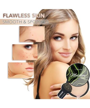 Air Cushion CC BB Cream - Moisturizing Foundation & Concealer with Mushroom Sponge | Long Lasting Bright Makeup - Buy Online on GoSupps.com