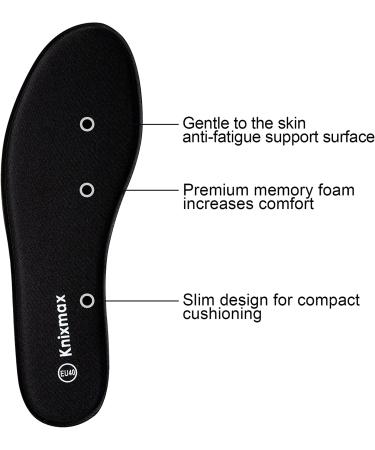 Knixmax Memory Foam Shoe Inserts for Women - Comfort Insoles for Sneakers & Boots - Buy Online on GoSupps.com