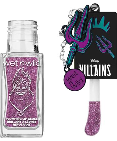  wet 'n wild Wet n Wild x Disney Villains Pick Your Vice Lip Gloss Berry Red Plumping Lip Gloss with Charm Keychain - Inspired by Maleficent Totally Twisted - Buy Online on GoSupps.com