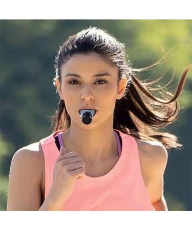 Oxyfit Breathing Trainer - Adjustable Resistance Training Portable Adjustable Trainer is Easy to Clean and use Improves Strength and Endurance Black - Buy Online on GoSupps.com