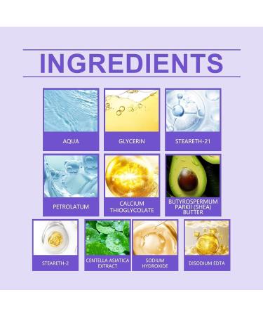 Hydrateology - Cr me d pilatoire pour le visage et le corps - Cr me d pilatoire douce et sans poils - Pour les zones sensibles des femmes - Peau sans poils en 5 minutes (1) - Buy Online on GoSupps.com