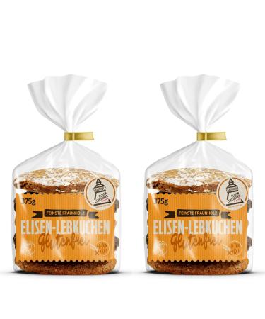 Gluten-Free Gingerbread Elisen-Lebkuchen - 2-Pack (700g) - Handmade Flourless Award-Winning Quality - Buy Online on GoSupps.com